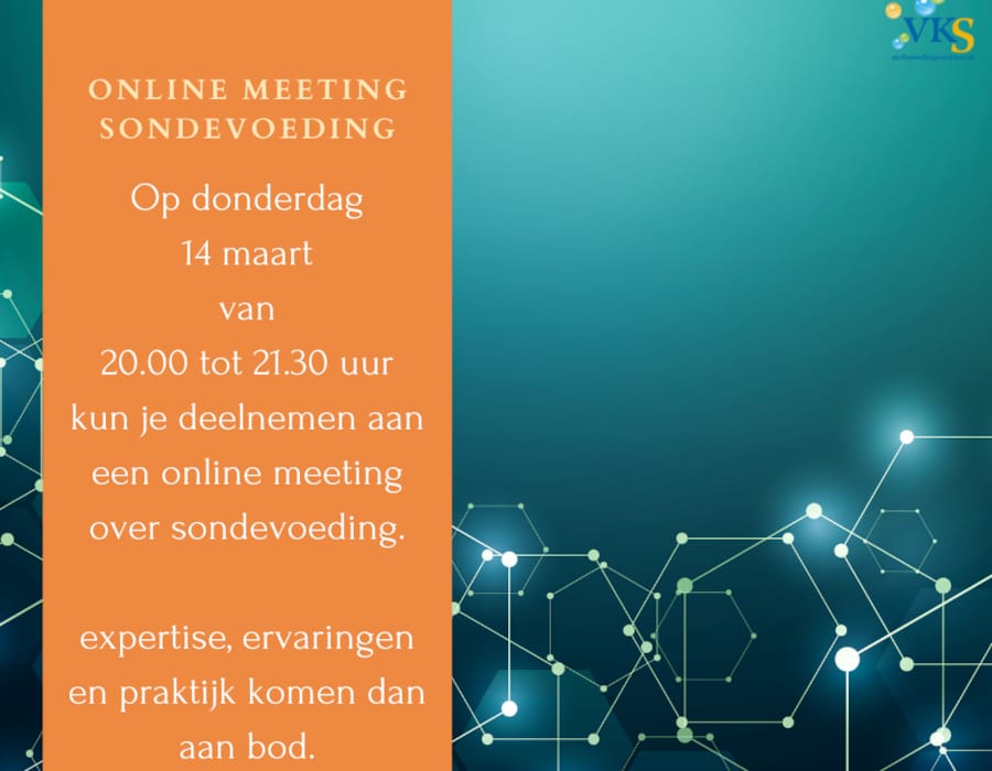 Online meeting over sondevoeding